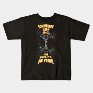 Through the wormhole Kids T-Shirt